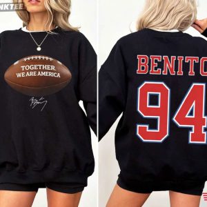 Together We Are America 94 Benito Bowl Football T Shirt (3)