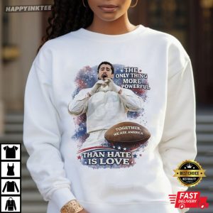 Bad Bunny The Only Thing More Powerful Than Hate Is Love T Shirt (3)