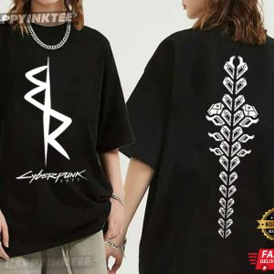 Cyberpunk Spine Adam Smasher Cyberpunk 2077 Video Game T Shirt (1)