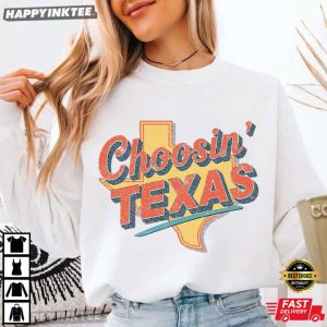 Choosin' Texas Ella Langley Western Graphic Song Lyrics T Shirt (3)