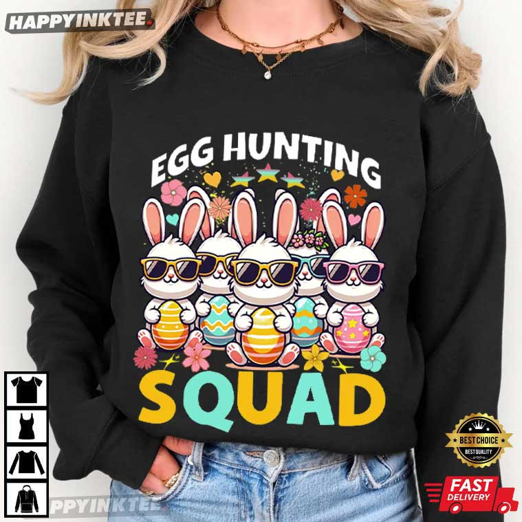 Egg Hunting Squad Cute Bunny Family Matching Easter T-Shirt Egg Hunting Squad Cute Bunny Family Matching Easter T-Shirt