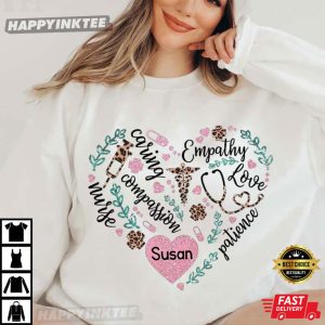 Mothers Day Nurse Emergency Department Custom Name T Shirt (3)