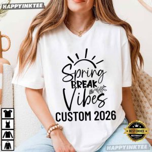 Spring Break Custom Family Vacation T Shirt (2)
