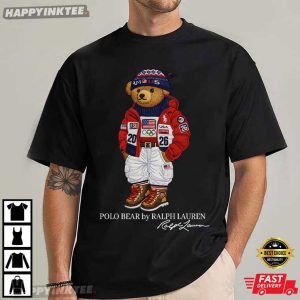 Polo Bear Ralph Lauren Usa Olimpiade Team T Shirt (2)