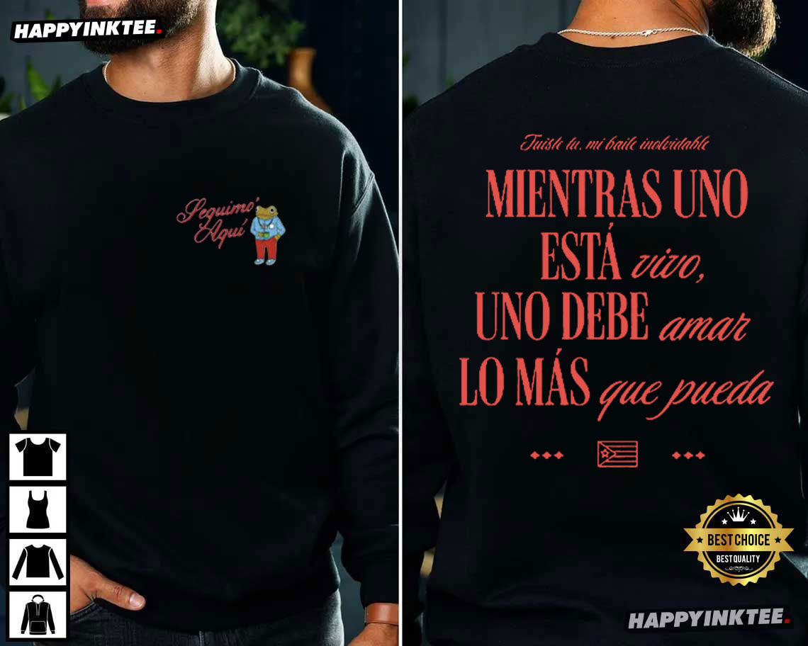 Bad Bunny Seguimo Aqui Sapo Concho DTMF Music T-Shirt Bad Bunny Seguimo Aqui Sapo Concho DTMF Music T-Shirt