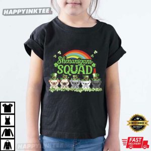 Shenanigans Squad Cute Scribble Pug Leprechaun St Patricks Day T Shirt (3)