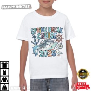 Spring Break Cruise 2026 Cute Cruise Trip Beach Holiday T Shirt (1)