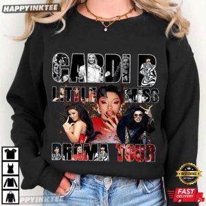 Cardi B Little Miss Drama Tour Music T Shirt (1)