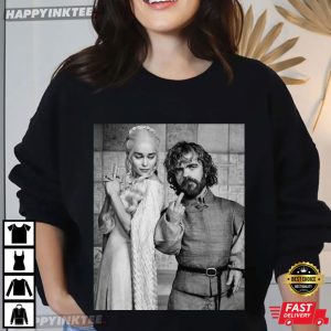Daenerys And Tyrion Game of Thrones Edgy Mother of Dragons T Shirt (1)