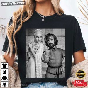 Daenerys And Tyrion Game of Thrones Edgy Mother of Dragons T Shirt (2)