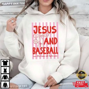 Jesus And Baseball Run The Bases Set Before You Christian T Shirt (4)