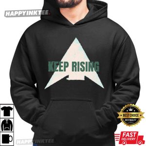 Keep Rising Arrow Motivational Mountain T Shirt (2)