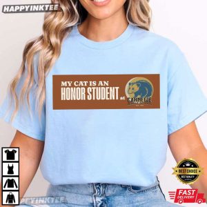 My Cat Is An Honor Student Rat Goofy Gen Z Meme T Shirt (2)