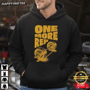 One More Rep Fitness Motivational Gym Graphic T Shirt (4)