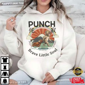 Baby Monkey Punch Brave Little Soul Animal Lover Gift T Shirt (2)