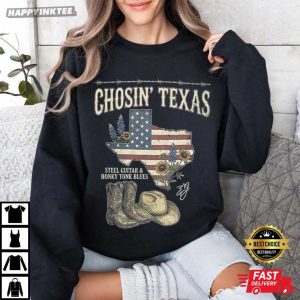 Chosing Texas Steel Guitar And Honky Tonk Blues T Shirt (4)