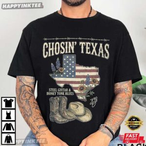 Chosing Texas Steel Guitar And Honky Tonk Blues T Shirt (1)
