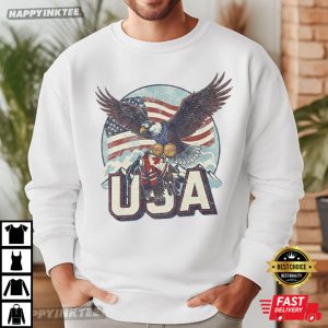 Ice Hockey Eagle Funny USA Champions 2026 T Shirt (4)