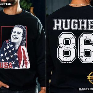 Jack Hughes USA Gold Hockey Patriotic Pride Gift T Shirt (2)