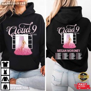Megan Moroney Cloud 9 Tour Pink Western Country Music T Shirt (1)