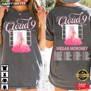 Megan Moroney Cloud 9 Tour Pink Western Country Music T Shirt (4)