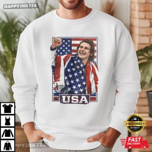 Jack Hughes USA Hockey American Hockey Pride Gift Olympics T Shirt (1)