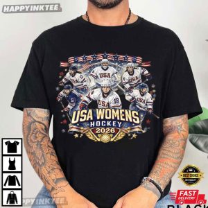 USA Women's Hockey 2026 Winter Games Team USA Sports T Shirt (1)
