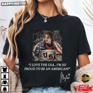 Jack Hughes I Love The USA Hockey T Shirt (4)