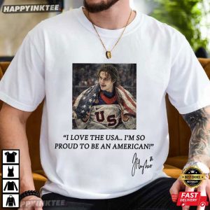 Jack Hughes I Love The USA Hockey T Shirt (2)