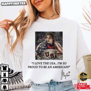 Jack Hughes I Love The USA Hockey T Shirt (3)