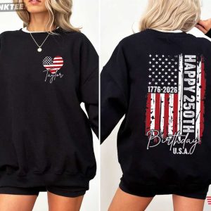 Custom USA 250th Birthday 1776 2026 Independence Day T Shirt (4)