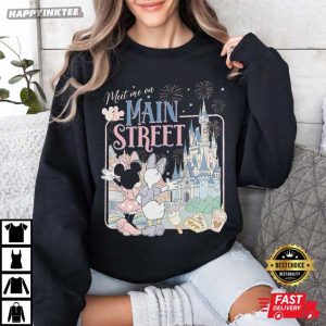Meet Me On Main Street Minnie And Daisy Besties Disney T Shirt (3)