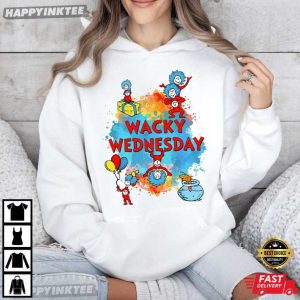 Dr Seuss Wacky Wednesday Reading Day Teacher Lover Gift T Shirt (4)