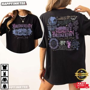 Bridgerton Spill The Tea Lady Whistledown's TV Show T Shirt (3)