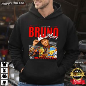 Bruno Mars The Romantic Tour Rose Pop Singer Music T Shirt (4)