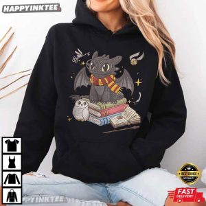 Toothless Gryffindor Dragon Wizard Harry Potter Cute Fantasy T Shirt (4)