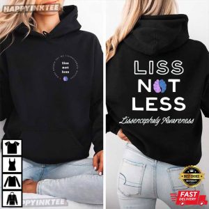 Liss Not Less Lissencephaly Awareness Rare Disease Fundraising T Shirt (2)