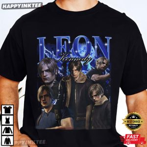 Resident Evil Leon S Kennedy Gaming Bootleg T Shirt (1)