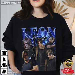 Resident Evil Leon S Kennedy Gaming Bootleg T Shirt (2)