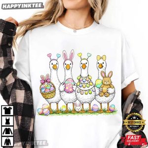 Cute Silly Goose Easter Eggs Funny Spring T-Shirt