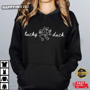 St Patricks Day Lucky Duck Funny Goose T Shirt (4)