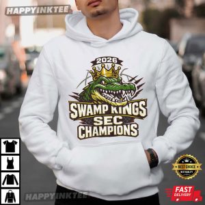Swamp Kings 2026 Champions Crown Gator Basketball T Shirt (4)
