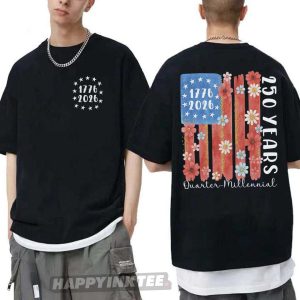 America 250th Anniversary Patriotic USA Flag 4th of July T Shirt (4)