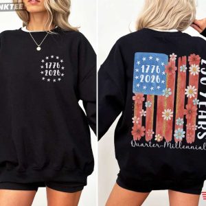 America 250th Anniversary Patriotic USA Flag 4th of July T Shirt (1)