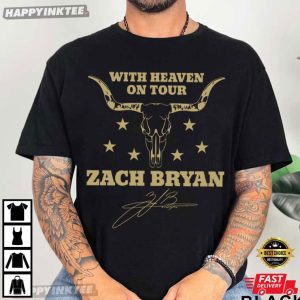 Zach Bryan With Heaven On Tour Music T-Shirt