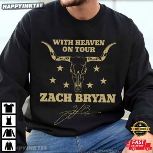 Zach Bryan With Heaven On Tour Music T Shirt (2)
