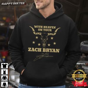 Zach Bryan With Heaven On Tour Music T Shirt (3)