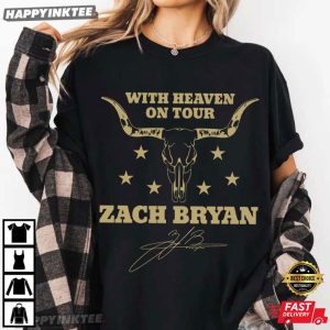 Zach Bryan With Heaven On Tour Music T Shirt (4)