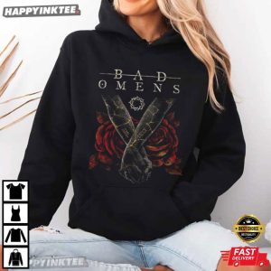 Bad Omens Rose Retro Graphic Music T Shirt (4)