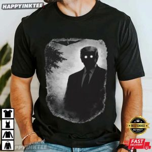 Dark Shadow Figure Mysterious Silhouette Funny Trump T Shirt (1)